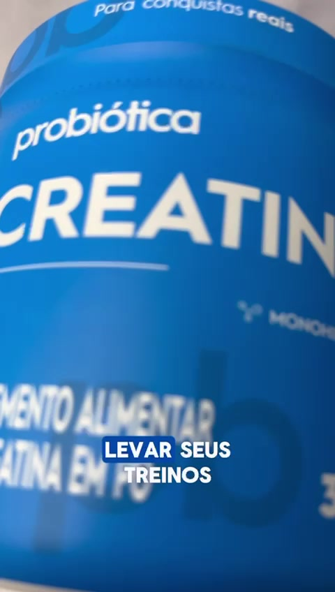 Creatina 300g Probiotica Monohidratada 100% Pura Pote