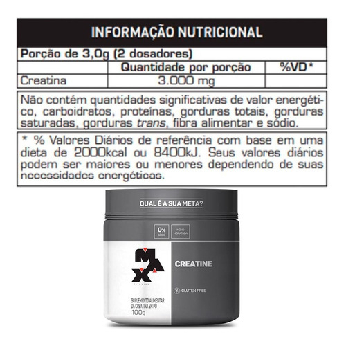 Kit Super Whey 900g + Creatina Monohidratada 300g Max Titanium