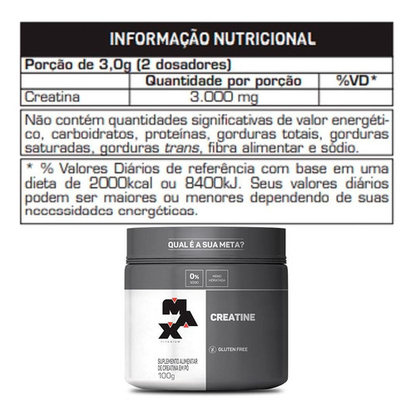 Kit Super Whey 900g + Creatina Monohidratada 300g Max Titanium