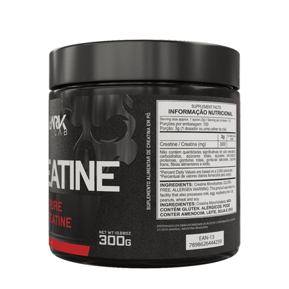 Creatina Monohidratada Pura 1kg, 500g, 300g e 150g Dark Lab - Creatine, Creatina 100% Pura