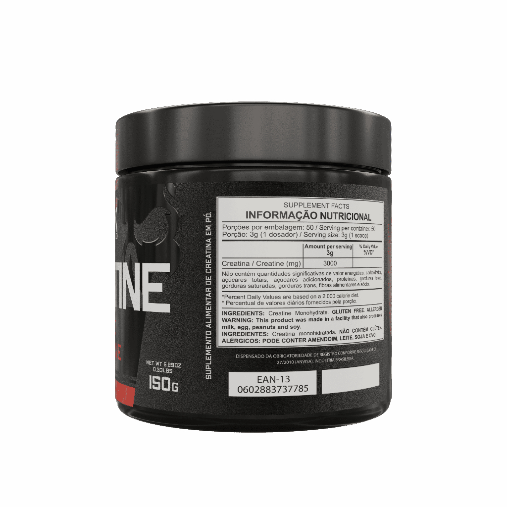Creatina Monohidratada Pura 1kg, 500g, 300g e 150g Dark Lab - Creatine, Creatina 100% Pura