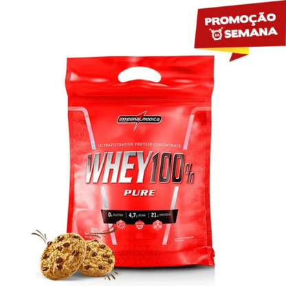 Whey 100% Pure 900g Pouch Integralmedica Refil