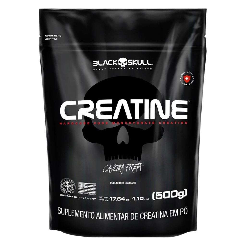 Creatina Refil 500g Blackskull